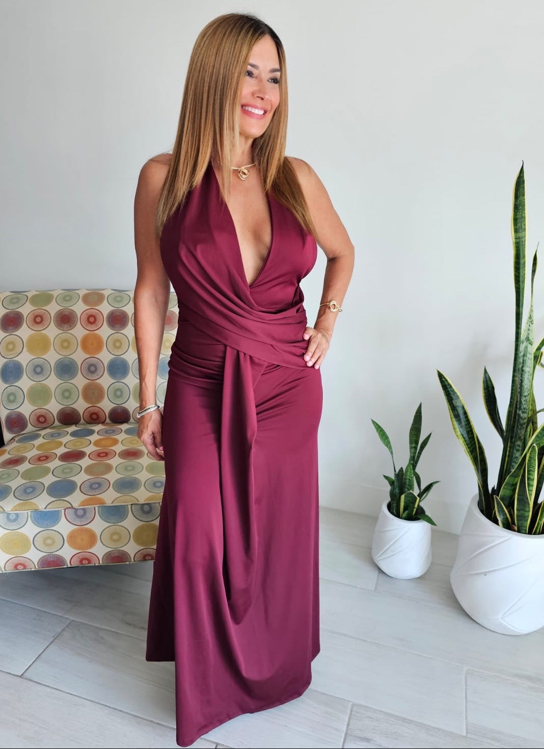 bodycon polyester dress The Divine Allure DressOpen Back Bodycon Dress in red/black/green - Stretch  Polyester Party Dress