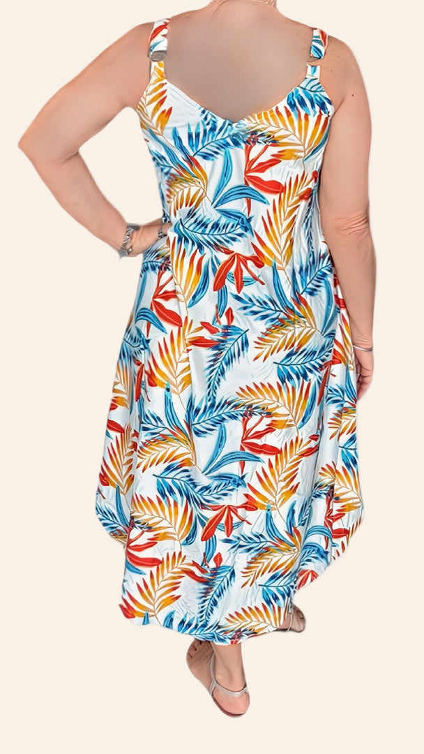 Palm Paradise Day Dress