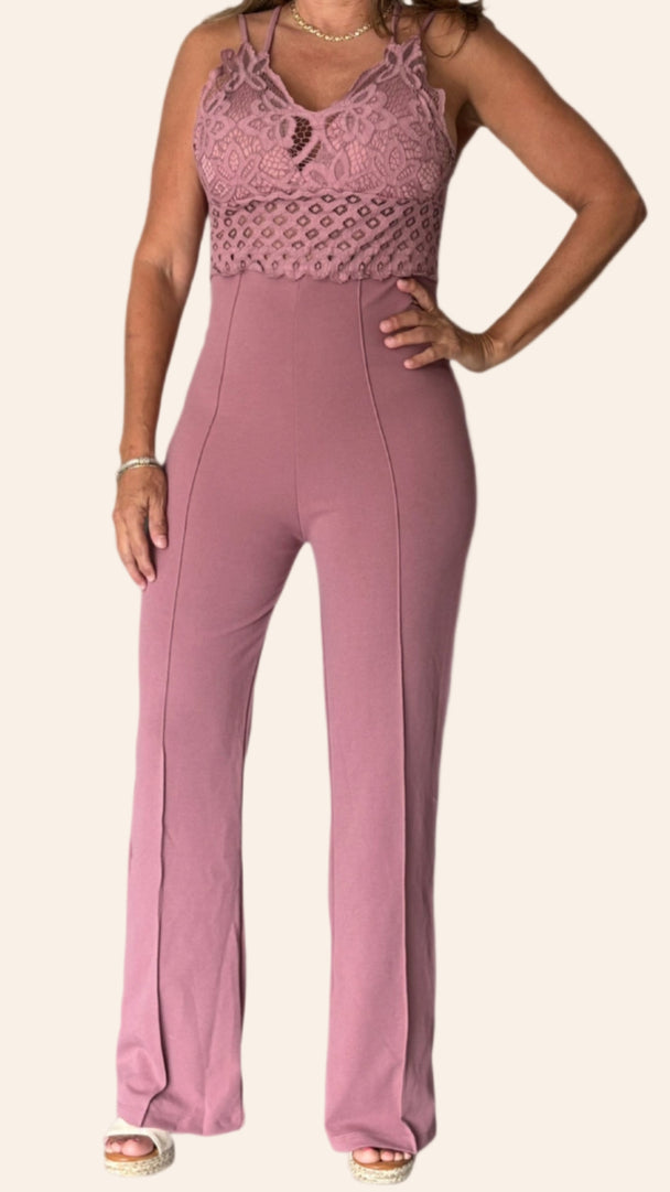 The Luna Lace Jumpsuit