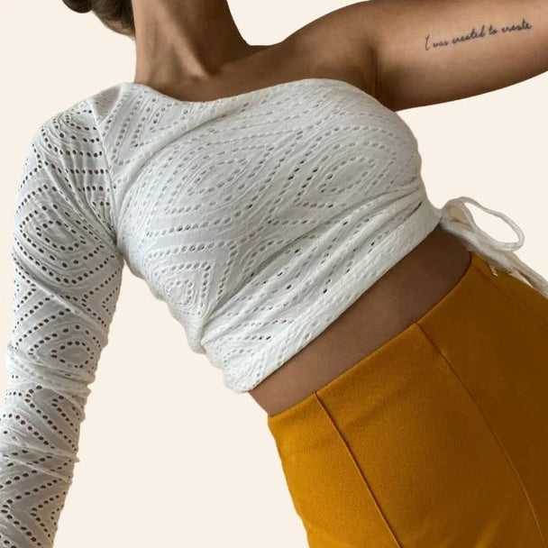 The One-Shoulder Chic Top