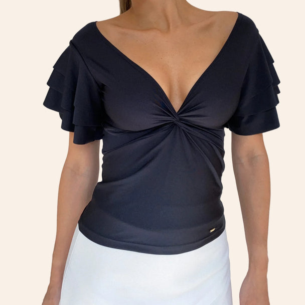 The Bella Ruffle Blouse