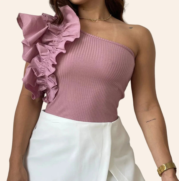 The Nova Ruffle Bodysuit