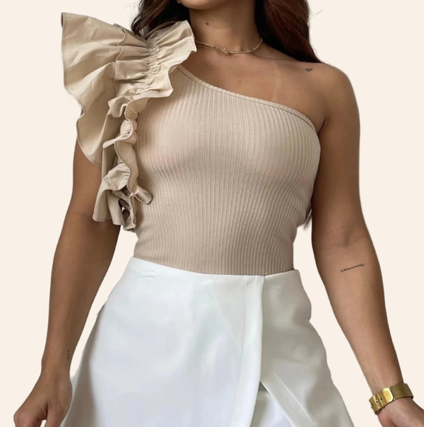 The Nova Ruffle Bodysuit