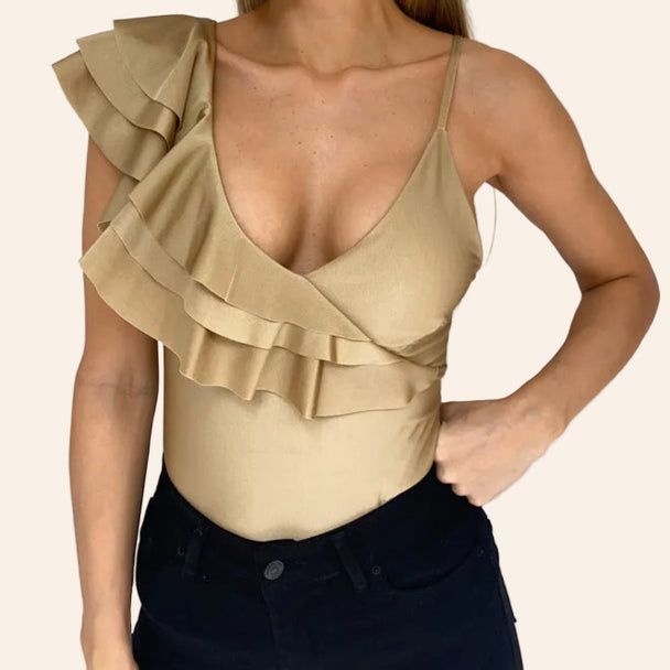 The Elegant Satin  Blouse