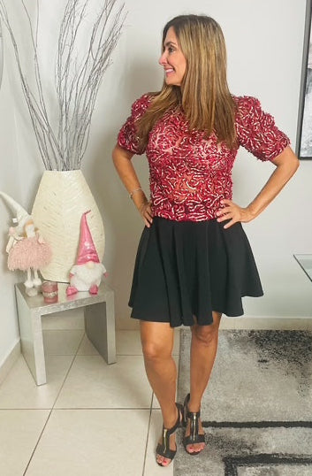 The Spark Holiday Blouse