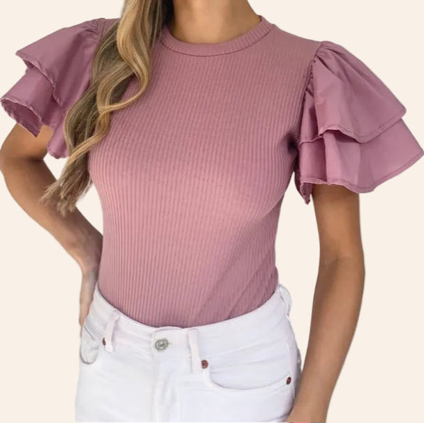 The Ruffle Charm Bodysuit