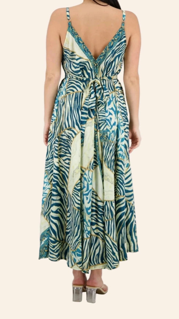 The Safari-Luxe Maxi Dress