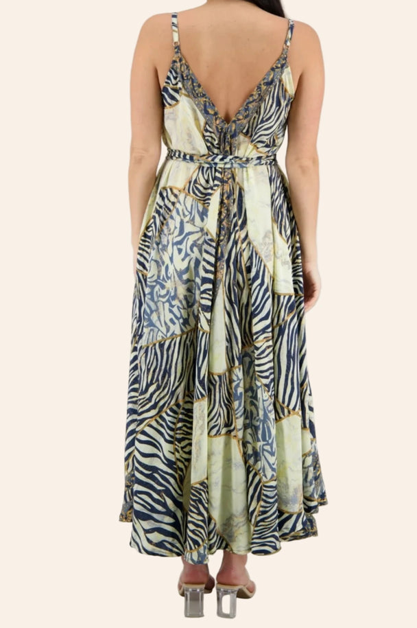 The Safari-Luxe Maxi Dress